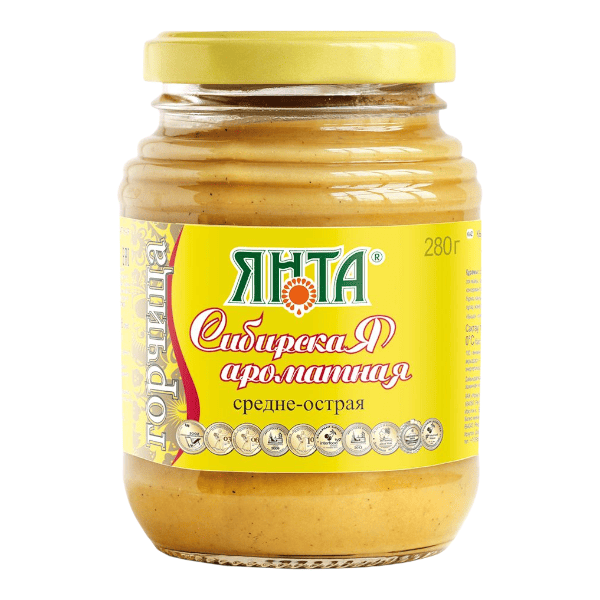 Фото Горчица Ароматная Сибирская 280 гр ст/б Янта