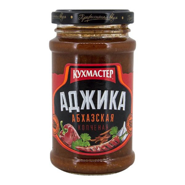 Фото Аджика абхазская копченая Кухмастер 190гр ст/б 