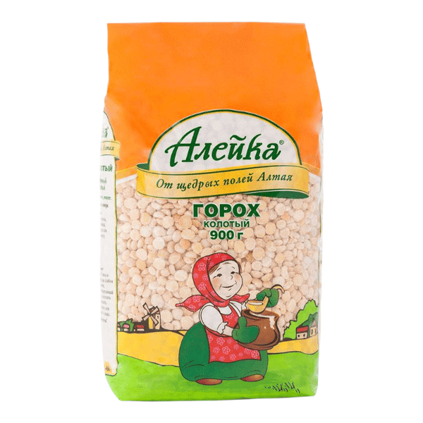 Фото Крупа Горох колотый 900 г Алейскзернопродукт