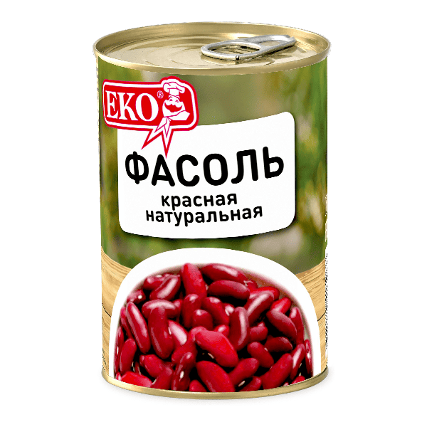 Фото Фасоль Эко красная натуральная 400 гр