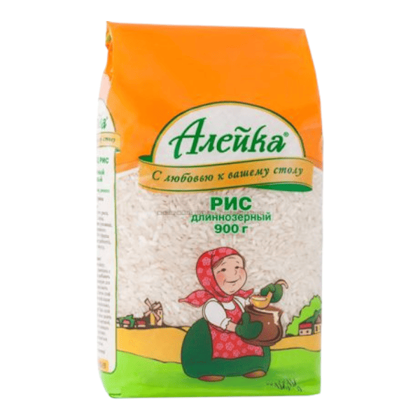 Фото Крупа Рис длиннозерный 900 г Алейскзернопродукт