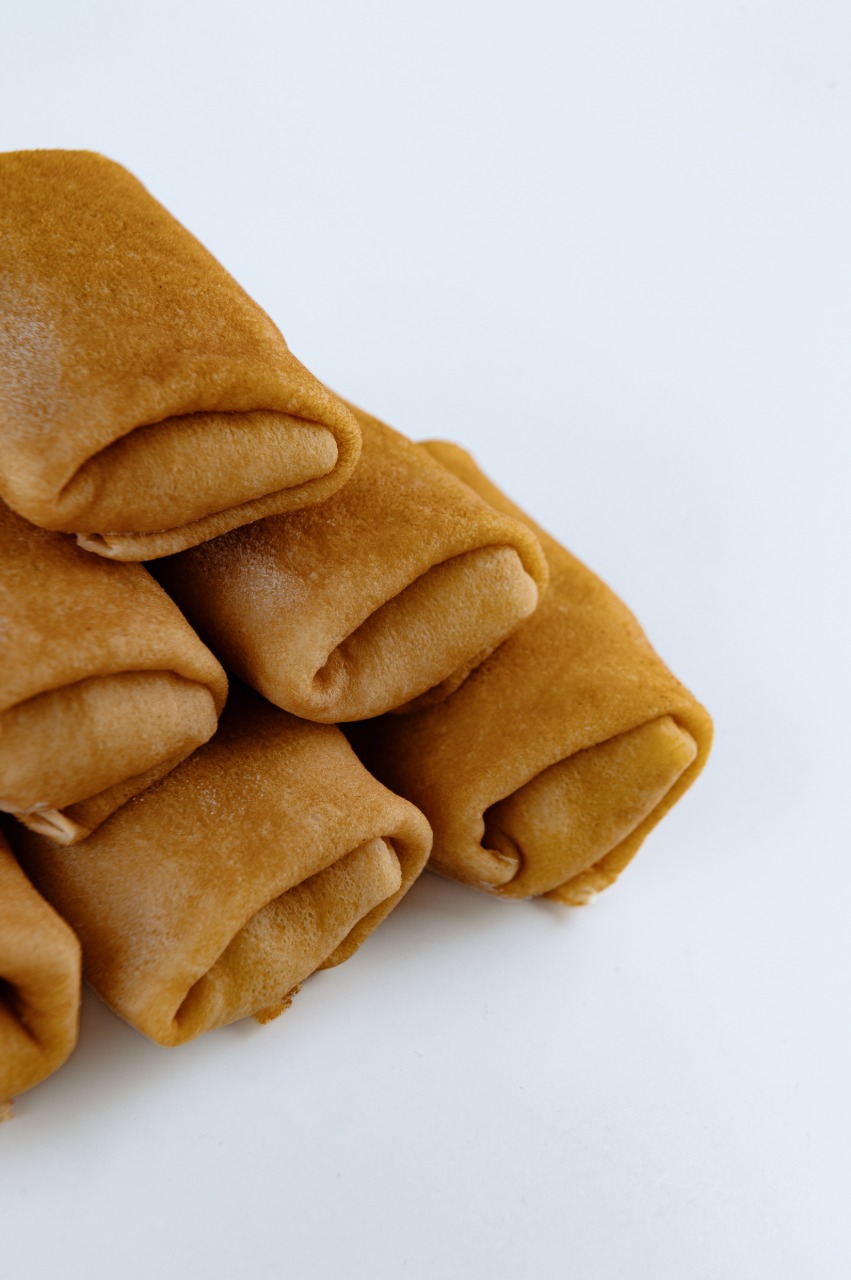 Фото Блинчики с вишневой начинкой  (1/480гр)