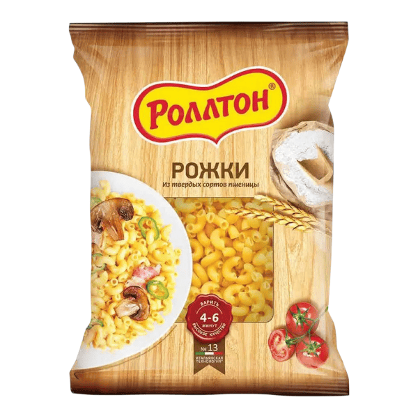 Фото Рожки  Роллтон 400гр