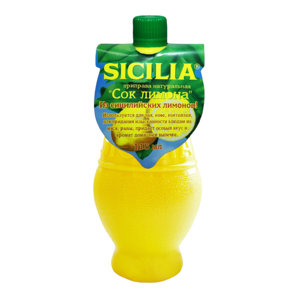 Фото Сок лимона Сицилия 115 мл пл/б