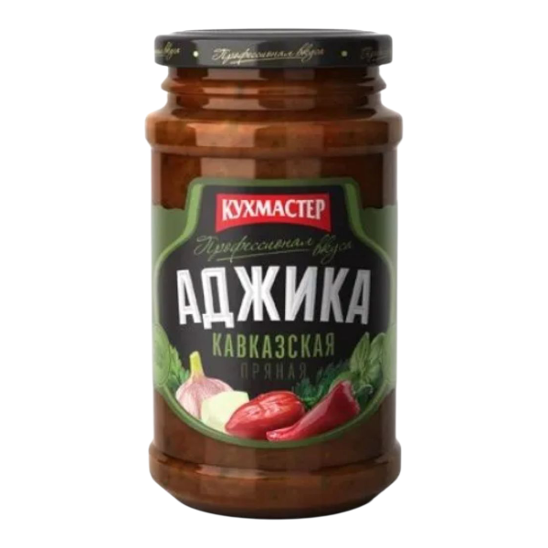 Фото Аджика кавказская Кухмастер 190гр ст/б Россия