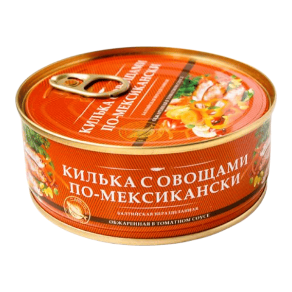 Фото Килька по-мексикански в т/с балт. обжар. 240 гр "За Родину"