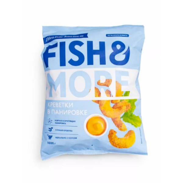 Фото Креветка очищ. белоногая маринованная в панировке с/м (фас.1кг) (Атлантис)
